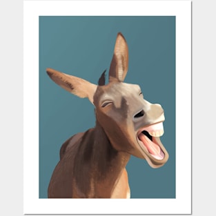 Screaming Donkey Posters and Art